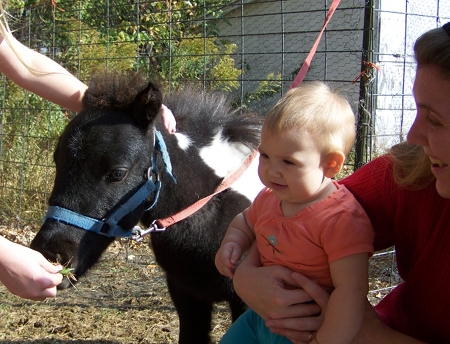 Ella with a pony
