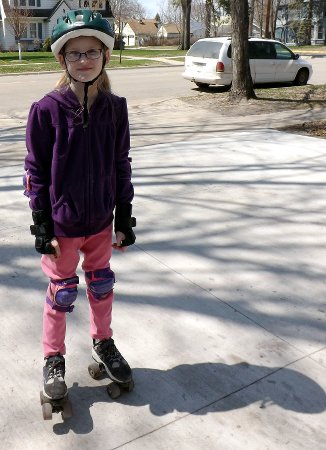 Rosa skating