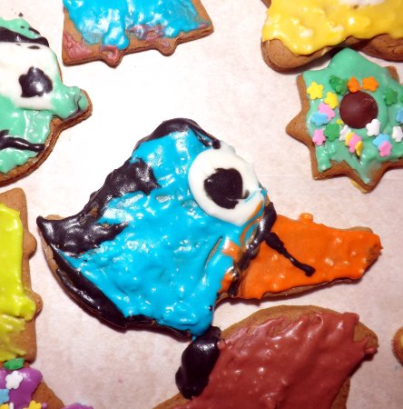some bird cookies