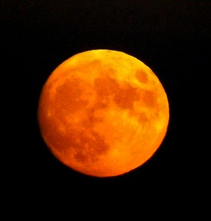 an orange moon, courtesy of GIMP