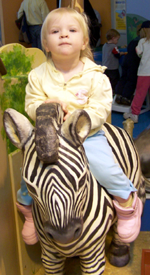 2009 Anna on zebra