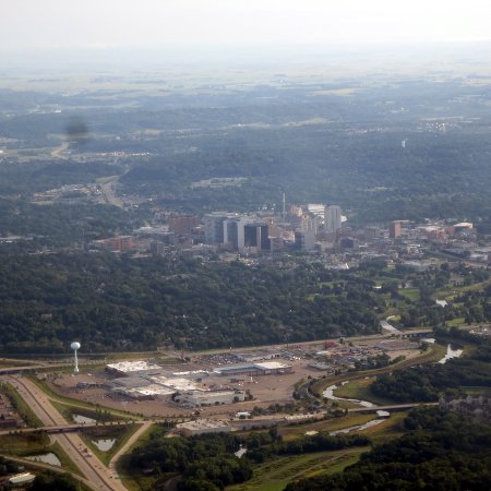 aerial view of Rochester