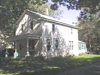 the side of the house
