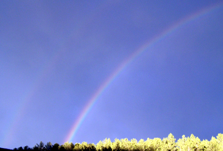 the double rainbow